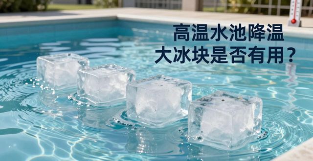 舟山高温水池降温大冰块,到底管不管用?